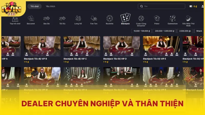 Live Game Iwin - Dealer chuyên nghiệp và thân thiện