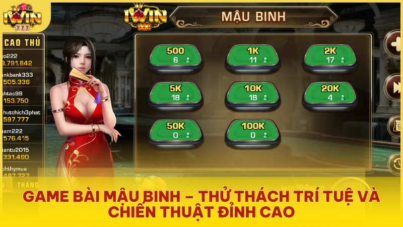 Game bài Mậu Binh – Thử thách trí tuệ và chiến thuật đỉnh cao