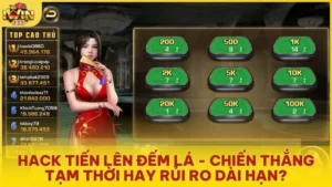 hack tien len dem la chien thang tam thoi hay rui ro dai han - Hack Tiến Lên Đếm Lá - Chiến thắng tạm thời hay rủi ro dài hạn?