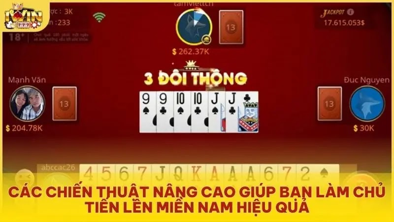 Các chiến thuật nâng cao giúp bạn làm chủ Tiến Lên Miền Nam hiệu quả