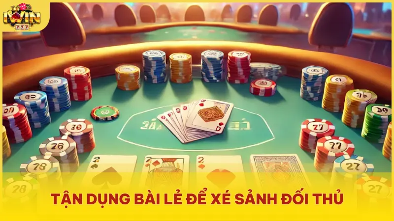Tận dụng bài lẻ để xé sảnh đối thủ là chiến thuật chơi bài đơn giản nhưng cực kỳ hiệu quả